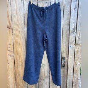 Doncaster Navy Breezy Drawstring Mesh Pants